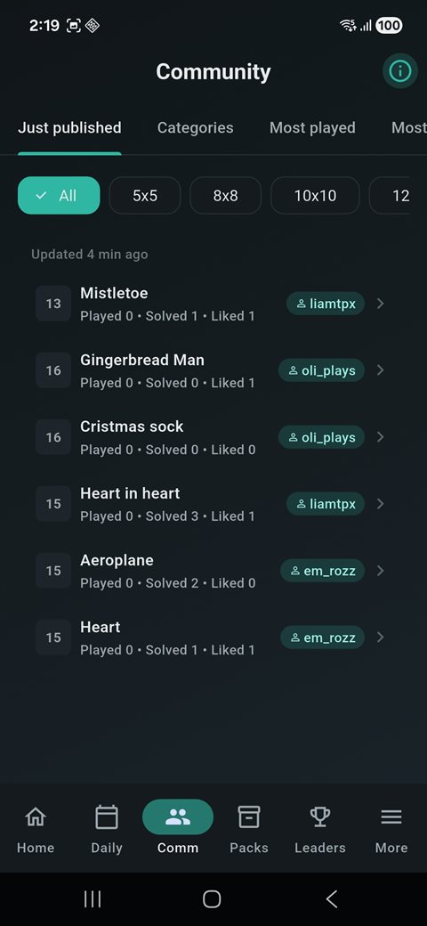 Community puzzles